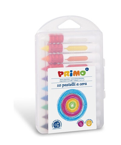 Voskové pastelky PRIMO, 10ks, 9 x 80 mm