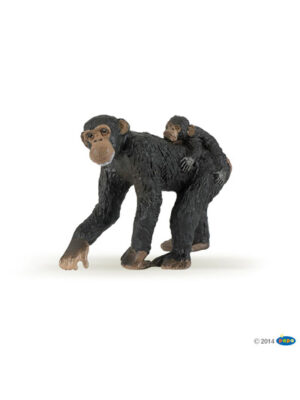 Šimpanz s mláďaťom