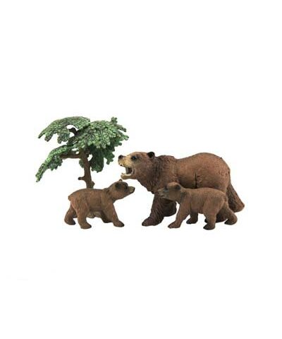 Medvedica s mláďatami