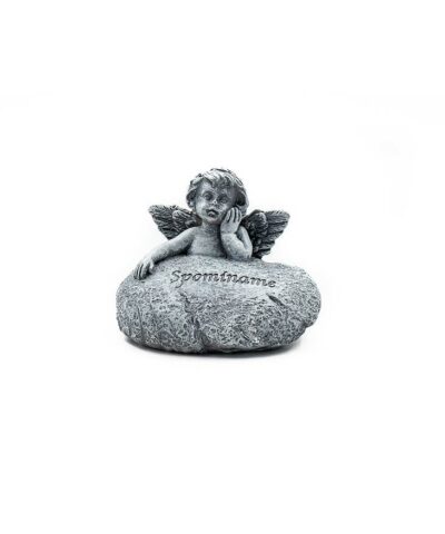 The "Remember" stone with an angel