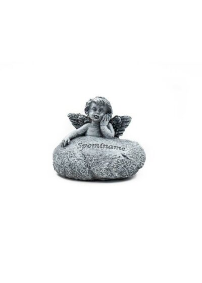 Kamień „Pamiętaj” z aniołem