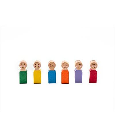 Emotional figures - colorful, small