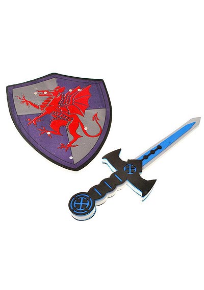 Foam sword and shield dragon