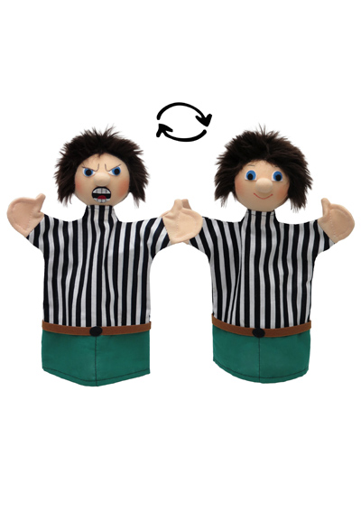 Double puppet - male figure