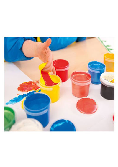 Finger paints 40 ml - set of 6 basic colors