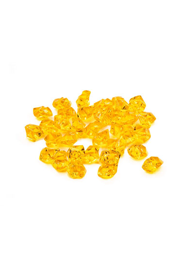 „Diamanty nepravidelné veľké“ oranžovo-zlaté