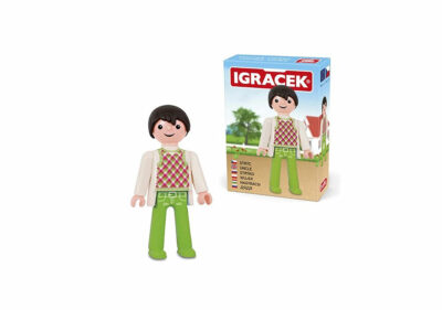 IGRÁČEK Mužská postava 3 – červená vesta
