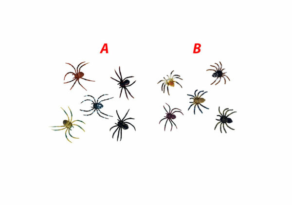 Pavúky – sada A/B