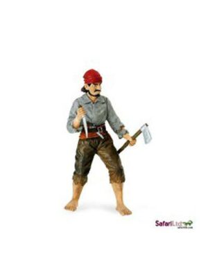 Pirát so sekerou a nožom