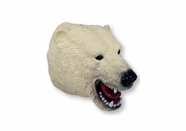 Ľadový medveď - gumová maňuška