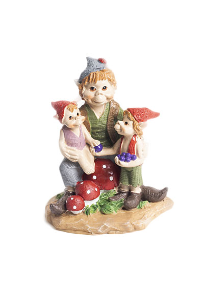 Škriatok elf s deťmi