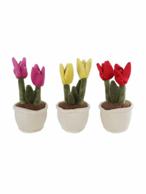 Tulipány – 3 druhy (plyšové)