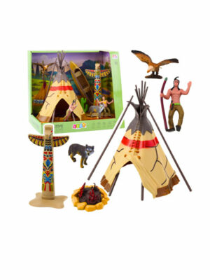 Sada figúrok – indiáni