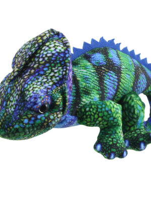 Chameleón zelenomodrý - prstová maňuška